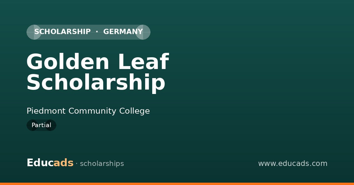 Golden Leaf Scholarship scholarship