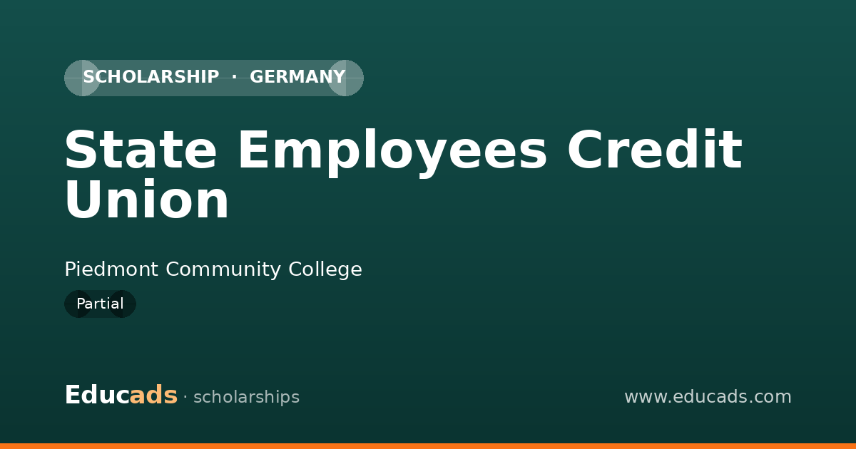 State Employees Credit Union scholarship