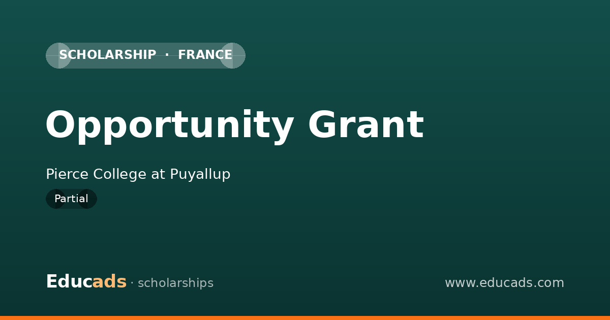 Opportunity Grant scholarship