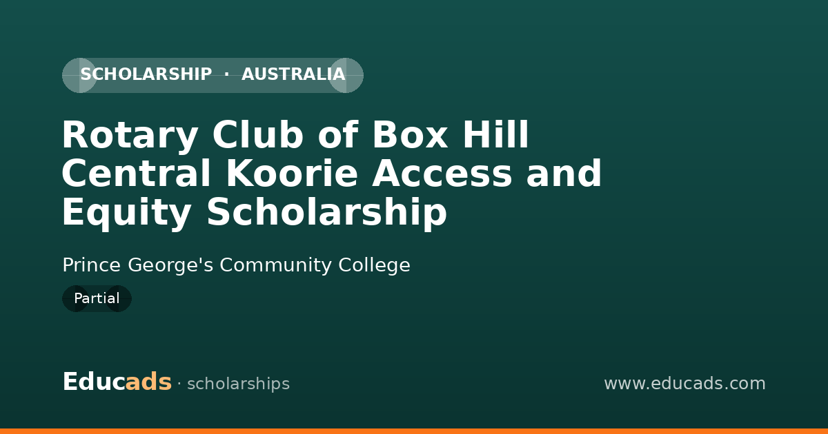 Rotary Club of Box Hill Central Koorie Access and Equity Scholarship scholarship