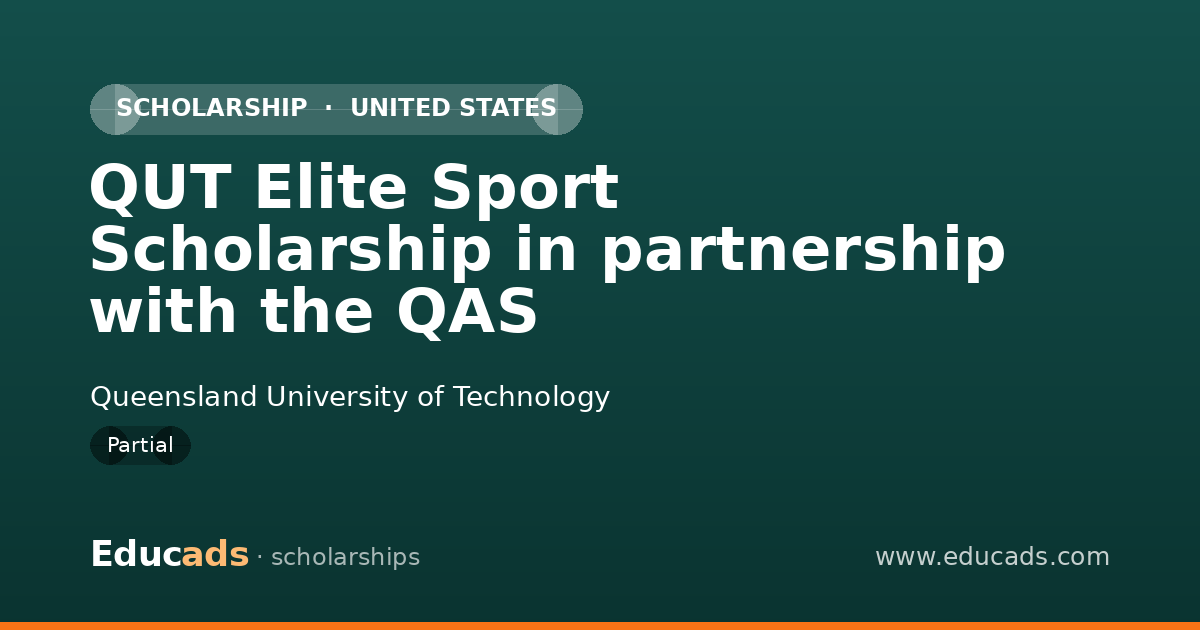 QUT Elite Sport Scholarship in partnership with the QAS scholarship