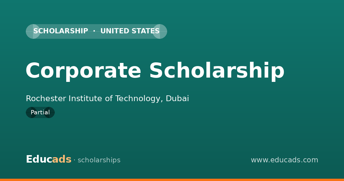 Corporate Scholarship scholarship