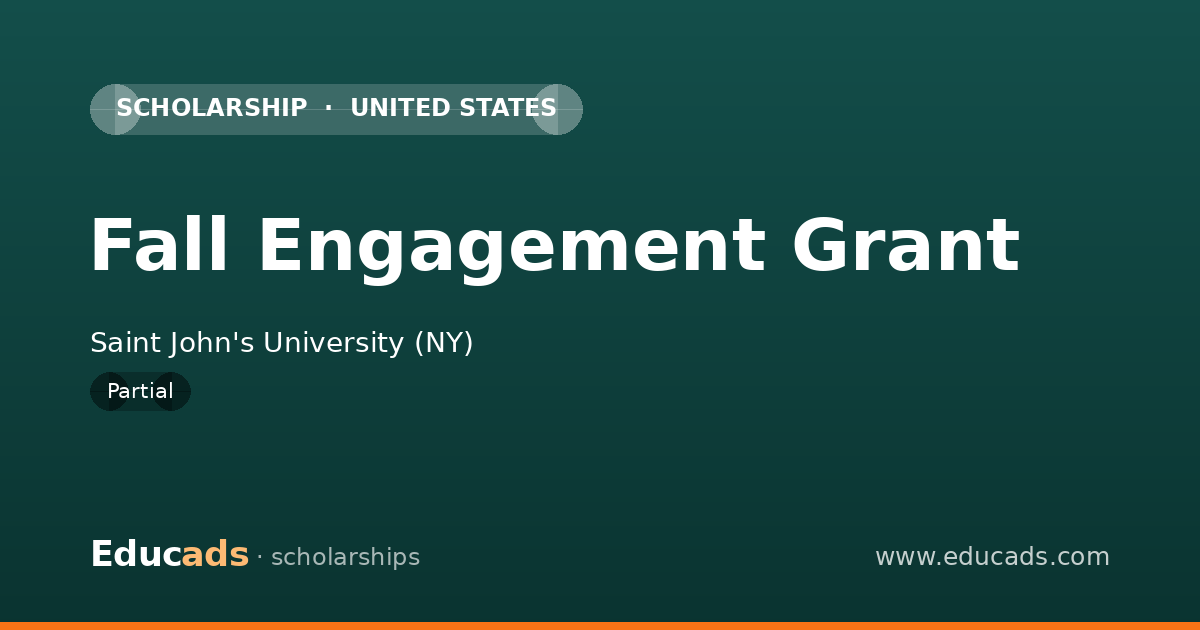 Fall Engagement Grant scholarship
