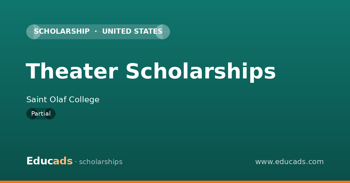Theater Scholarships scholarship