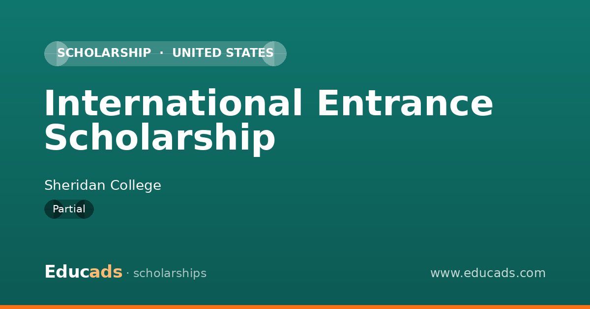International Entrance Scholarship scholarship