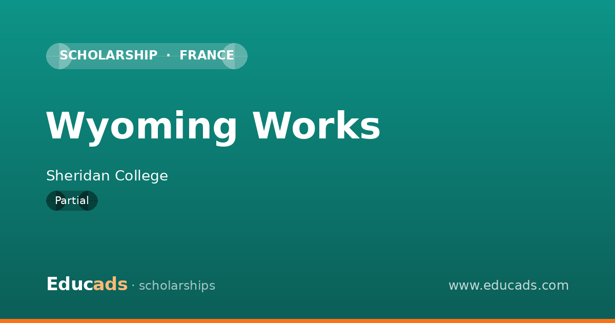 Wyoming Works scholarship