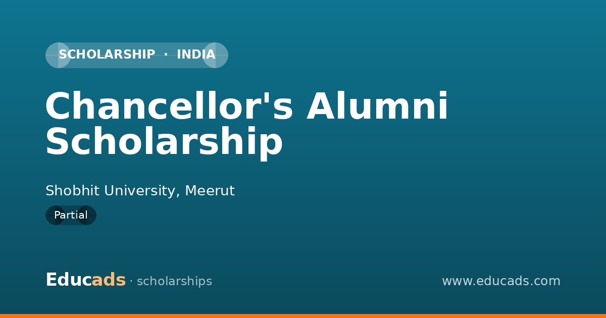 Chancellor's Alumni Scholarship scholarship