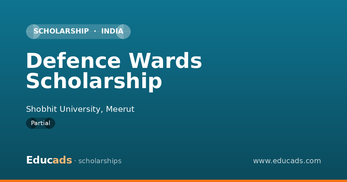 Defence Wards Scholarship scholarship