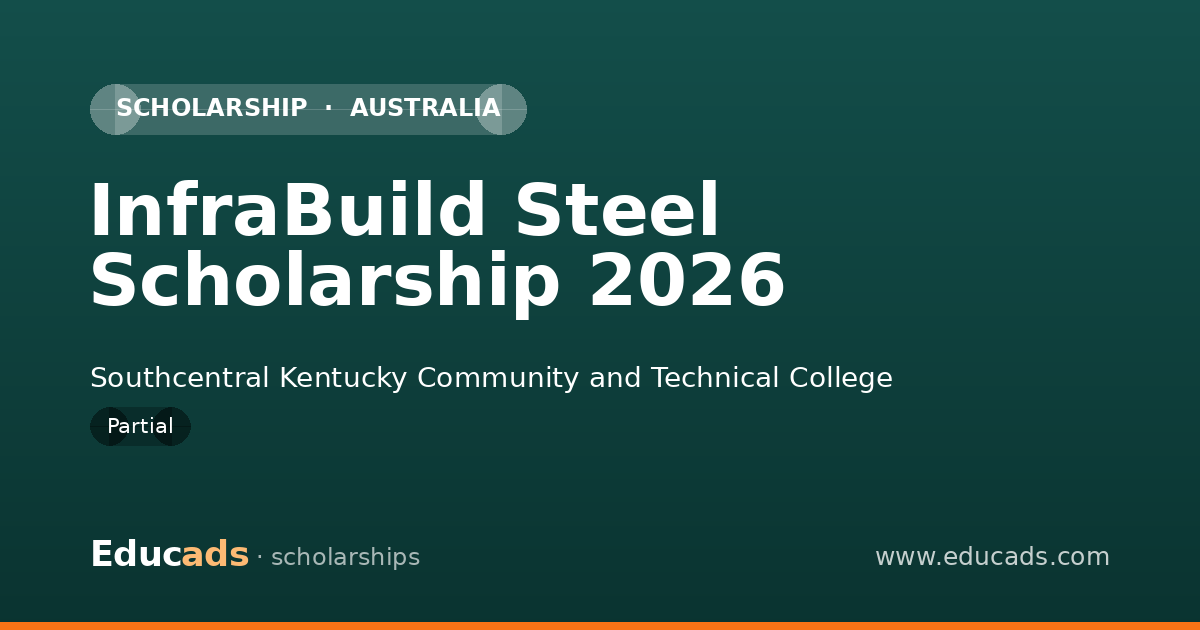 InfraBuild Steel Scholarship 2026 scholarship