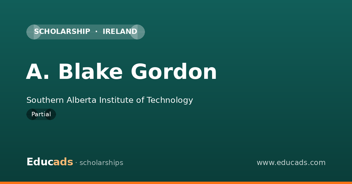 A. Blake Gordon scholarship