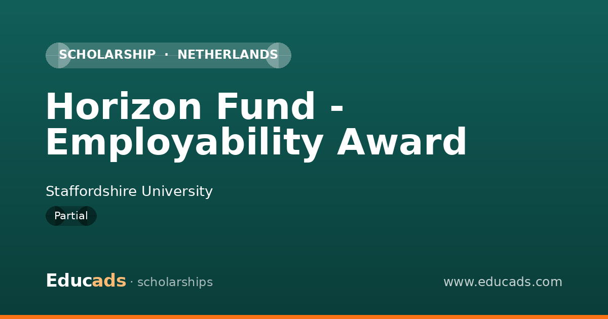Horizon Fund - Employability Award scholarship