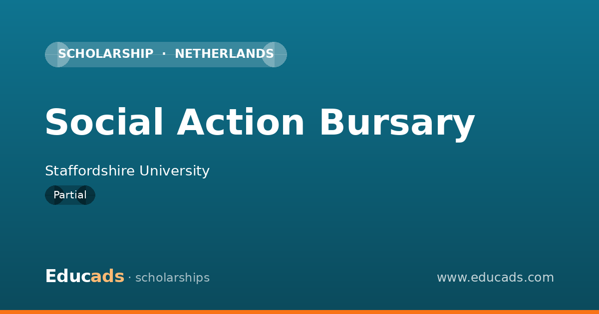 Social Action Bursary scholarship