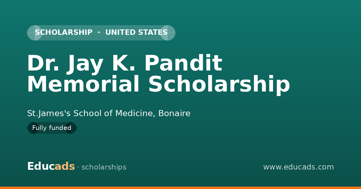 Dr. Jay K. Pandit Memorial Scholarship scholarship