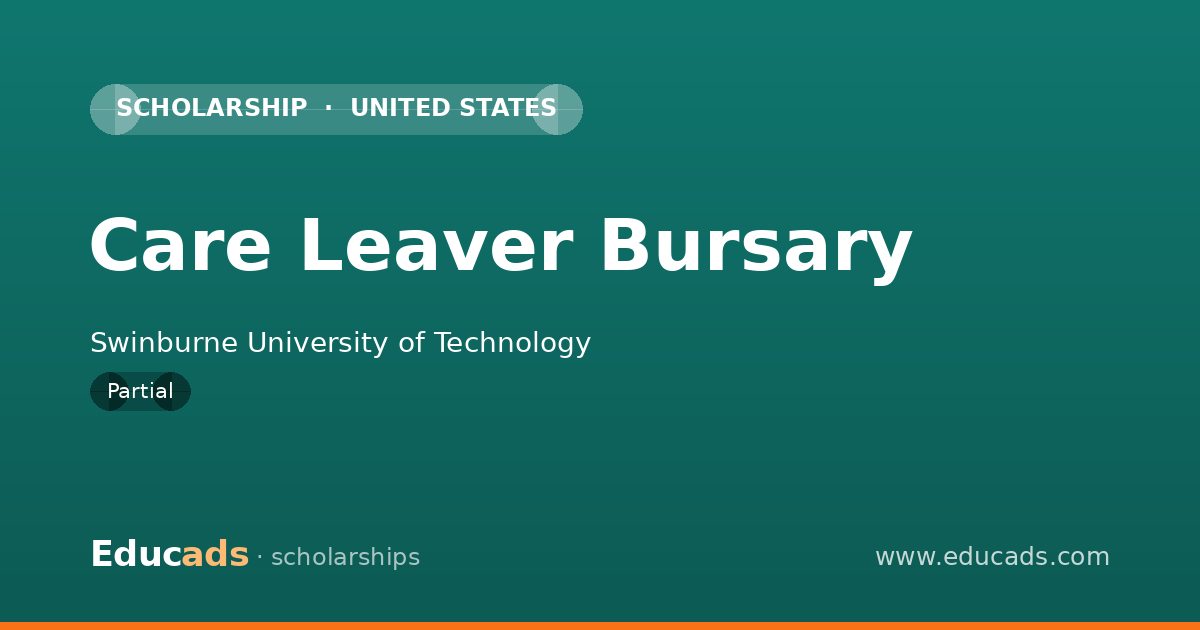 Care Leaver Bursary scholarship