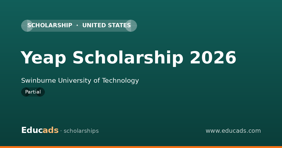 Yeap Scholarship 2026 scholarship