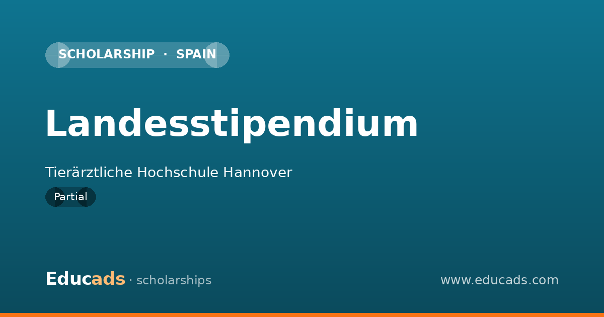 Landesstipendium scholarship