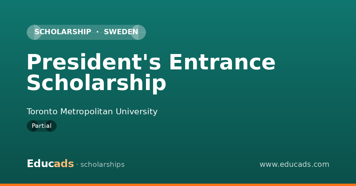 President's Entrance Scholarship scholarship