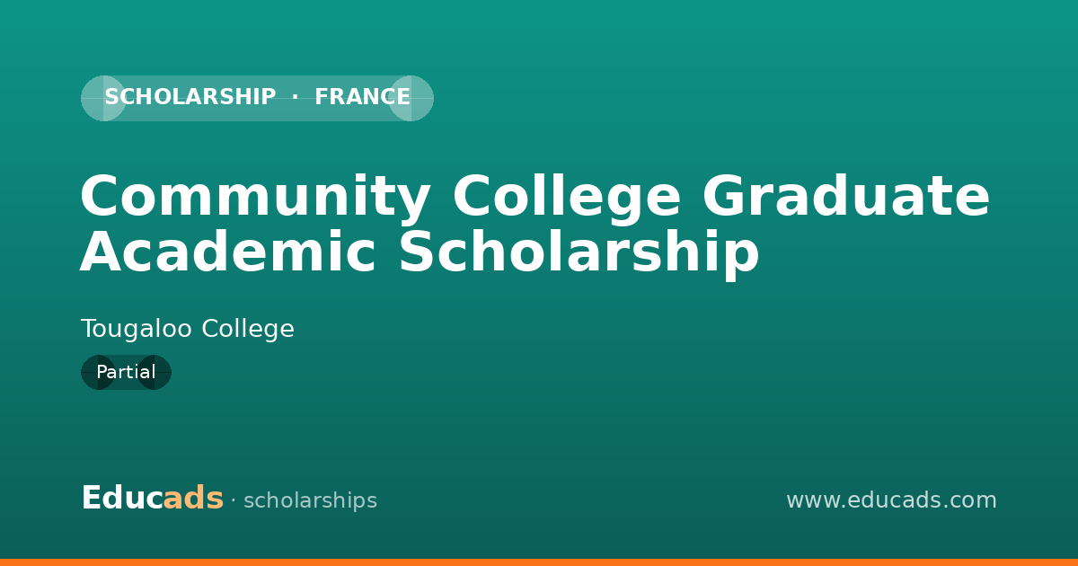 Community College Graduate Academic Scholarship scholarship