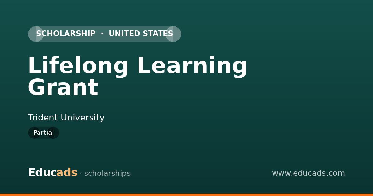 Lifelong Learning Grant scholarship