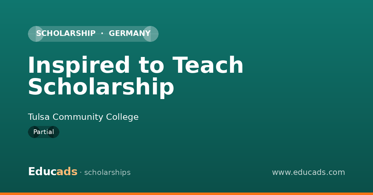 Inspired to Teach Scholarship scholarship