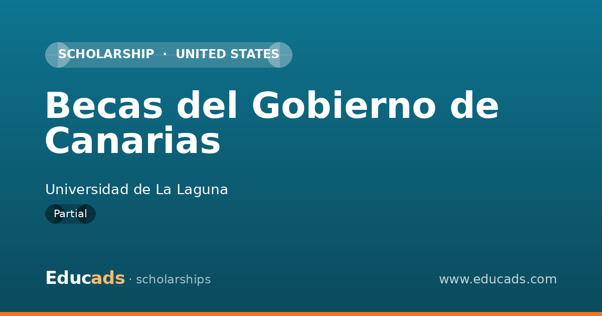 Becas del Gobierno de Canarias scholarship