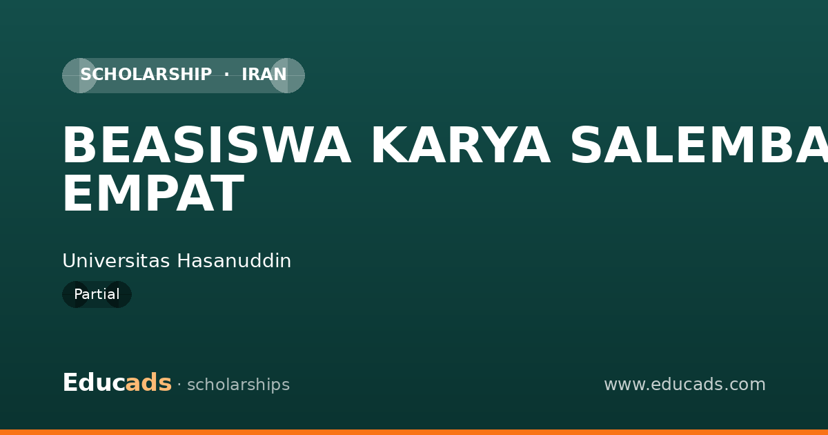 BEASISWA KARYA SALEMBA EMPAT scholarship