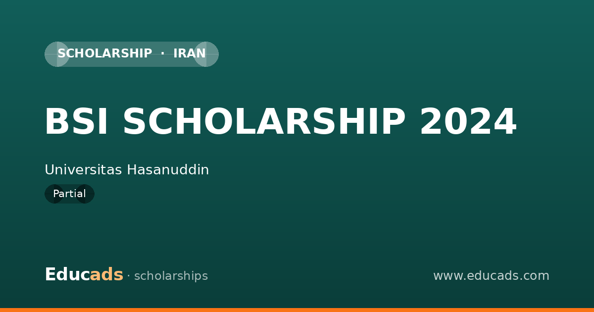 BSI SCHOLARSHIP 2024 scholarship