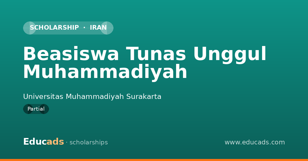 Beasiswa Tunas Unggul Muhammadiyah scholarship