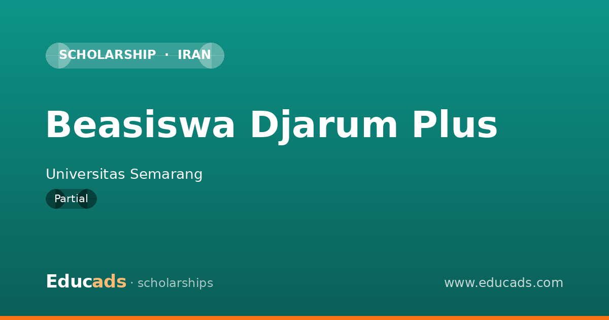 Beasiswa Djarum Plus scholarship