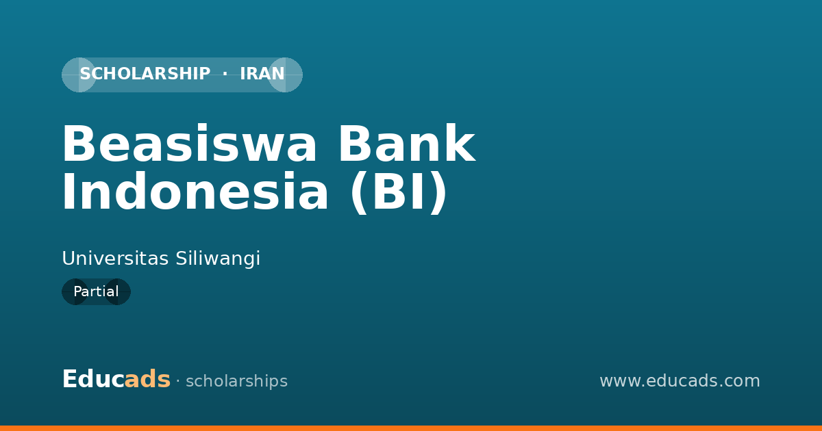 Beasiswa Bank Indonesia (BI) scholarship