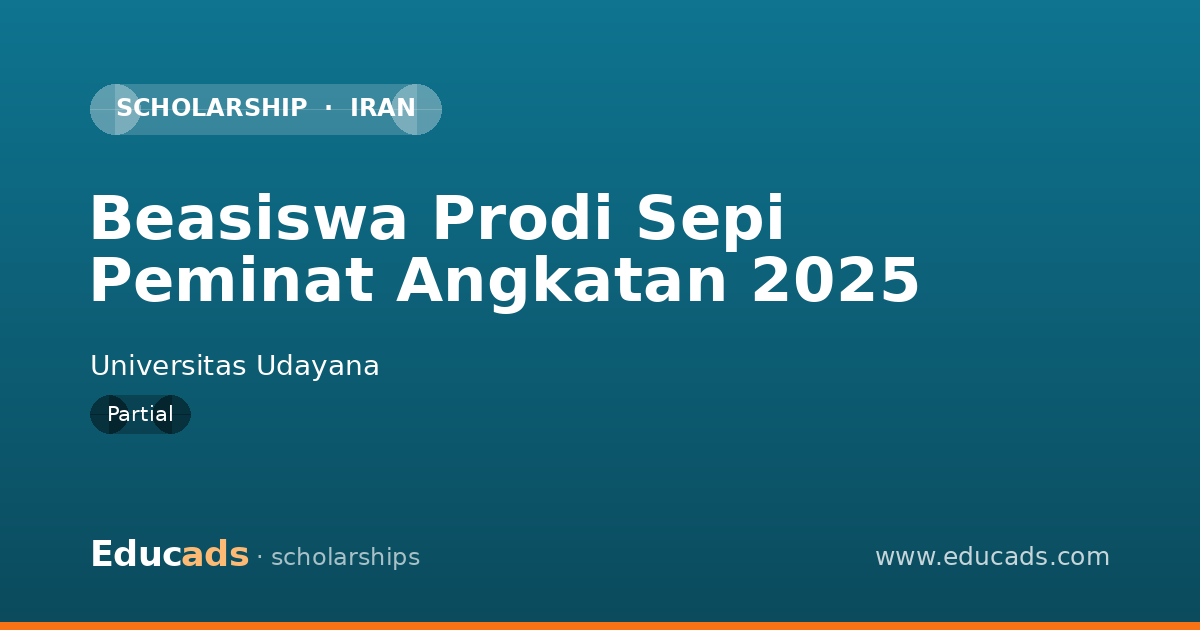 Beasiswa Prodi Sepi Peminat Angkatan 2025 scholarship