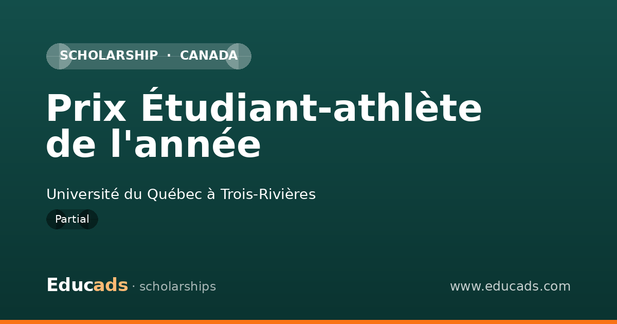 Prix Étudiant-athlète de l'année scholarship