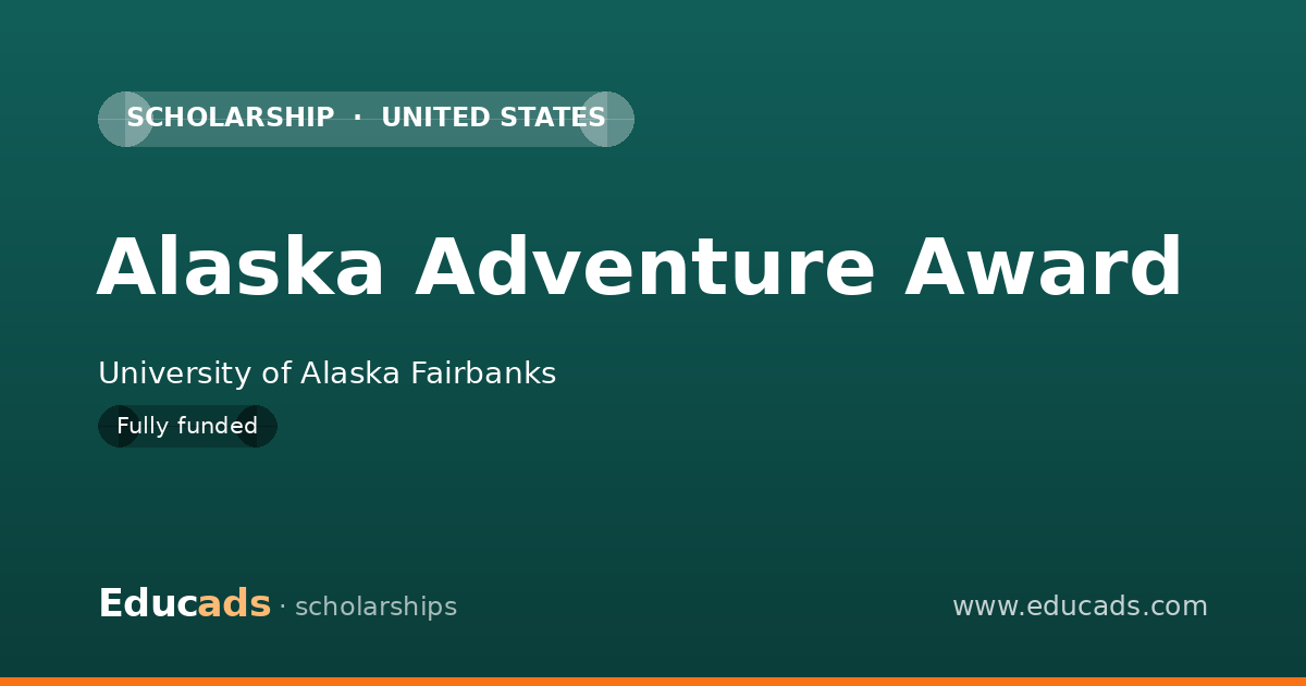 Alaska Adventure Award scholarship
