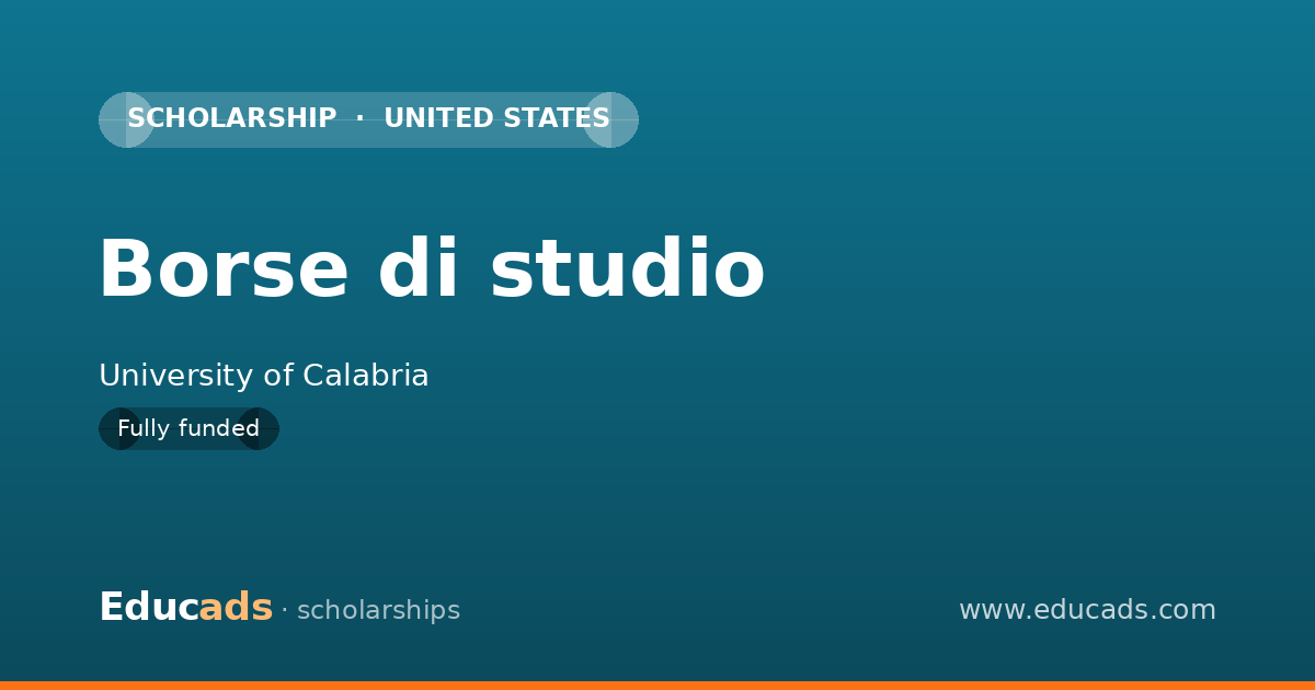 Borse di studio scholarship