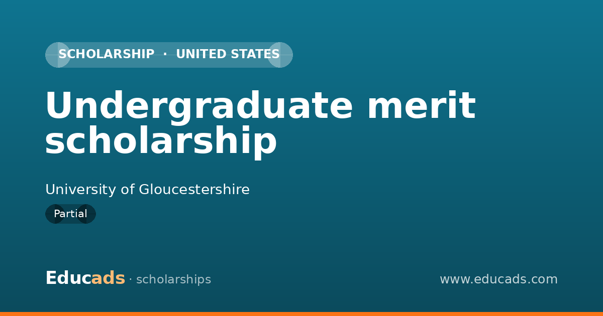 Undergraduate merit scholarship scholarship