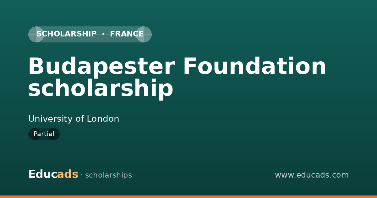 Budapester Foundation scholarship scholarship