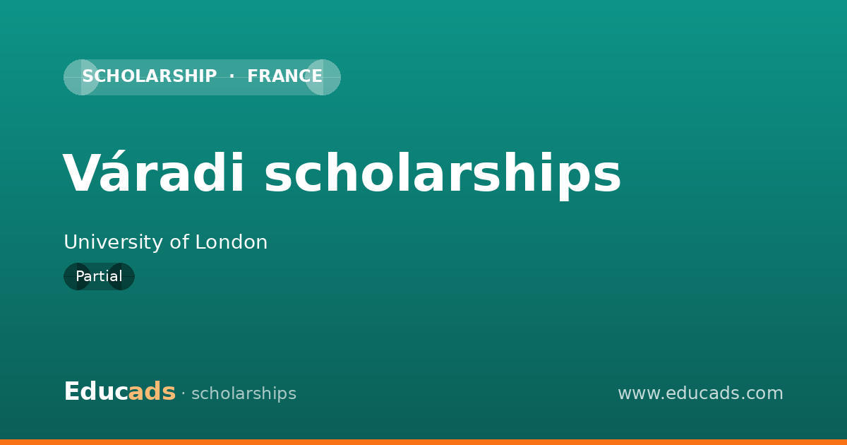 Váradi scholarships scholarship