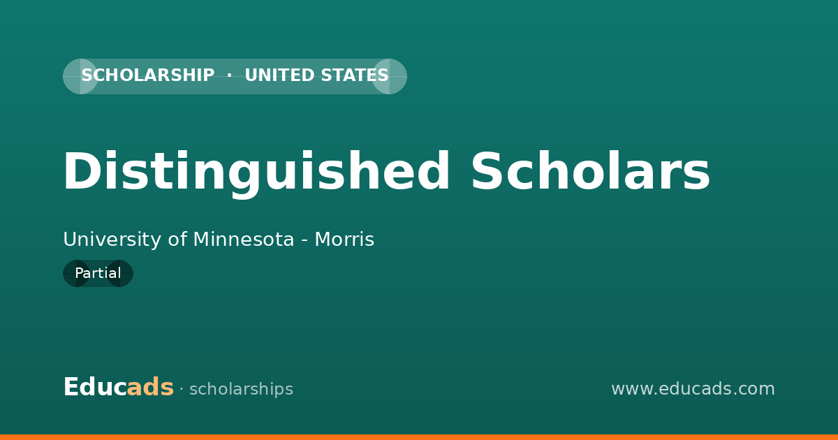 Distinguished Scholars scholarship