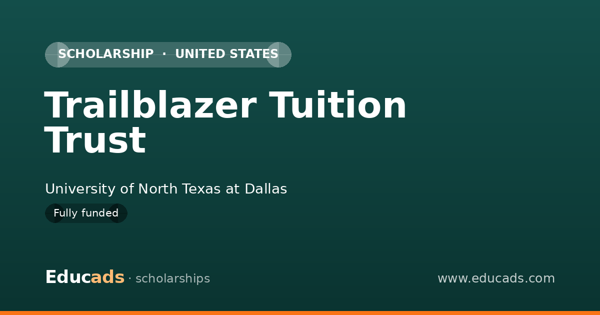 Trailblazer Tuition Trust scholarship