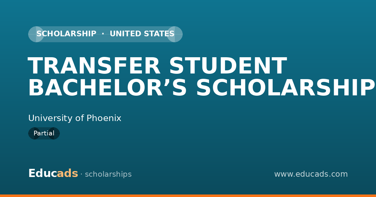 TRANSFER STUDENT BACHELOR’S SCHOLARSHIP scholarship