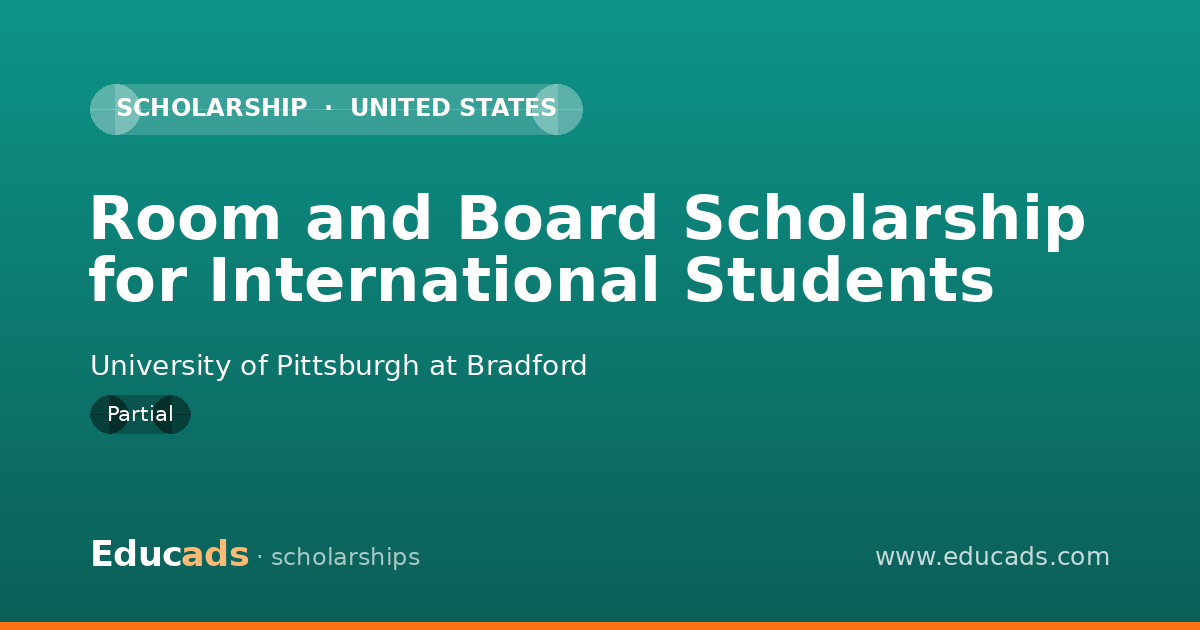 Room and Board Scholarship for International Students scholarship
