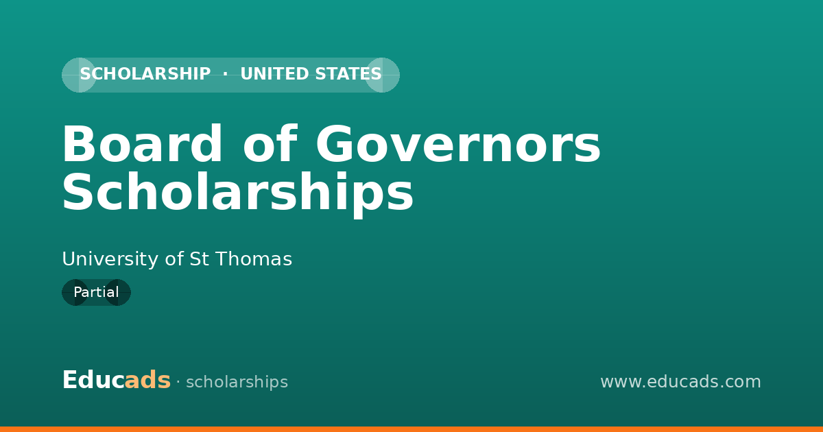 Board of Governors Scholarships scholarship