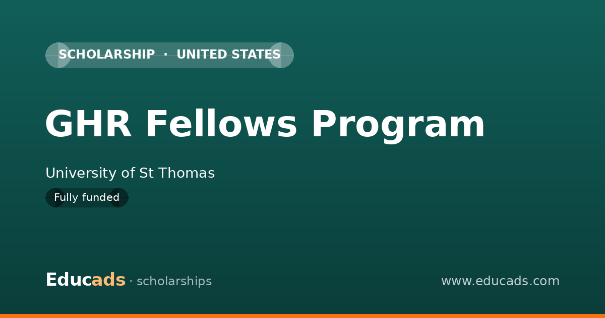 GHR Fellows Program scholarship