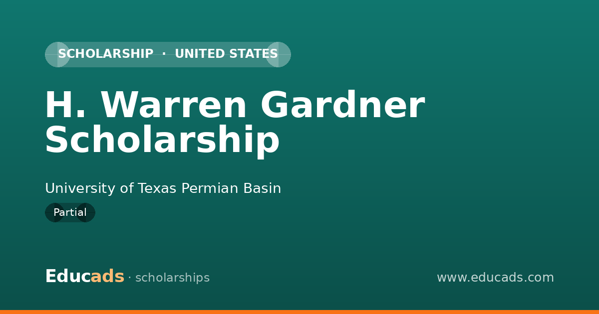 H. Warren Gardner Scholarship scholarship