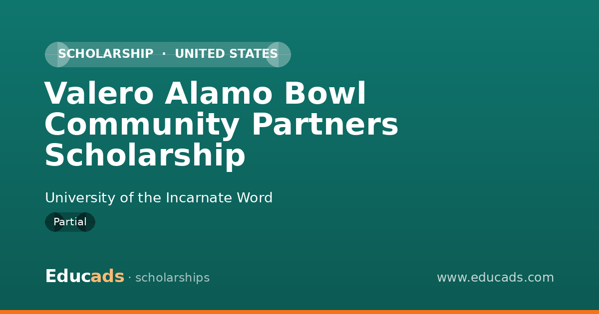 Valero Alamo Bowl Community Partners Scholarship scholarship
