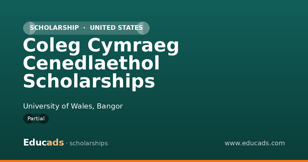 Coleg Cymraeg Cenedlaethol Scholarships scholarship