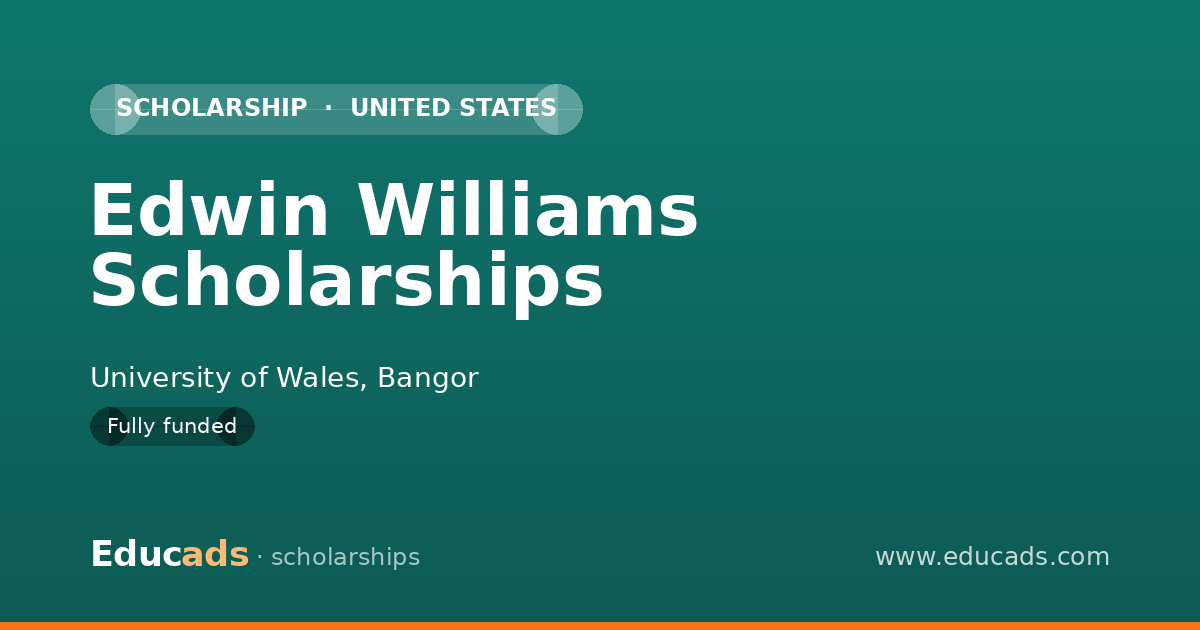 Edwin Williams Scholarships scholarship