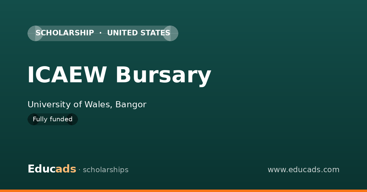 ICAEW Bursary scholarship