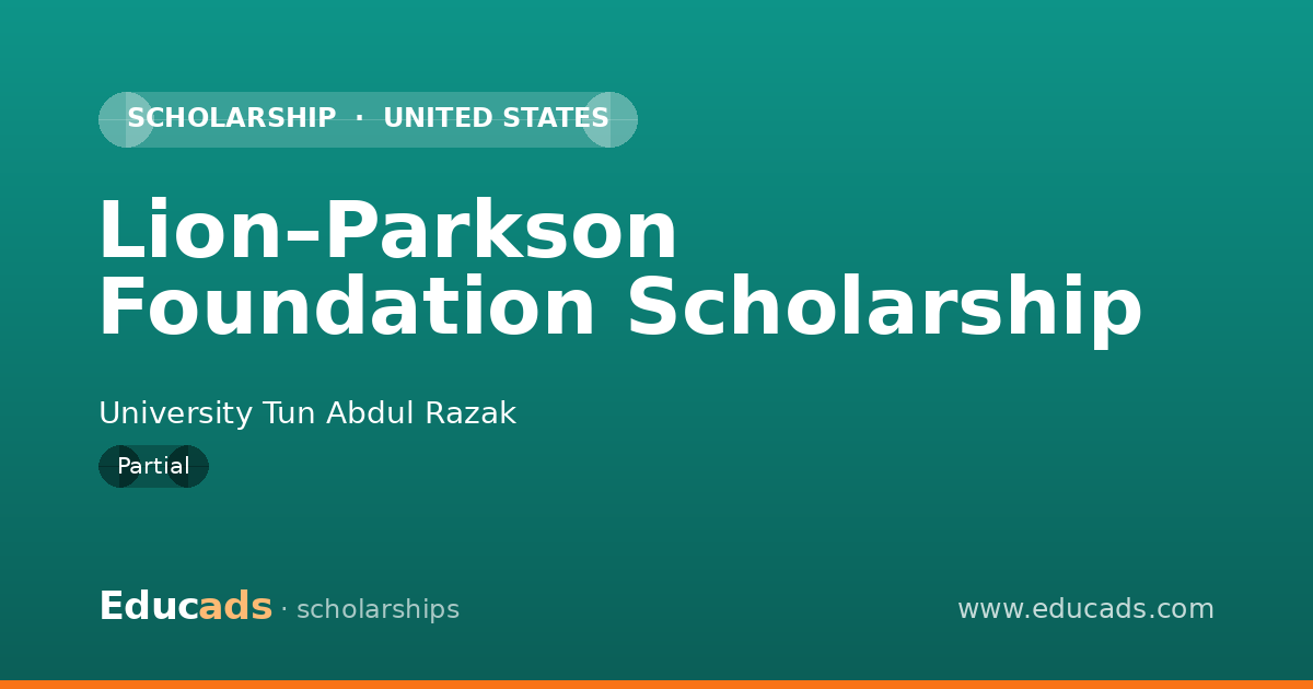 Lion–Parkson Foundation Scholarship scholarship