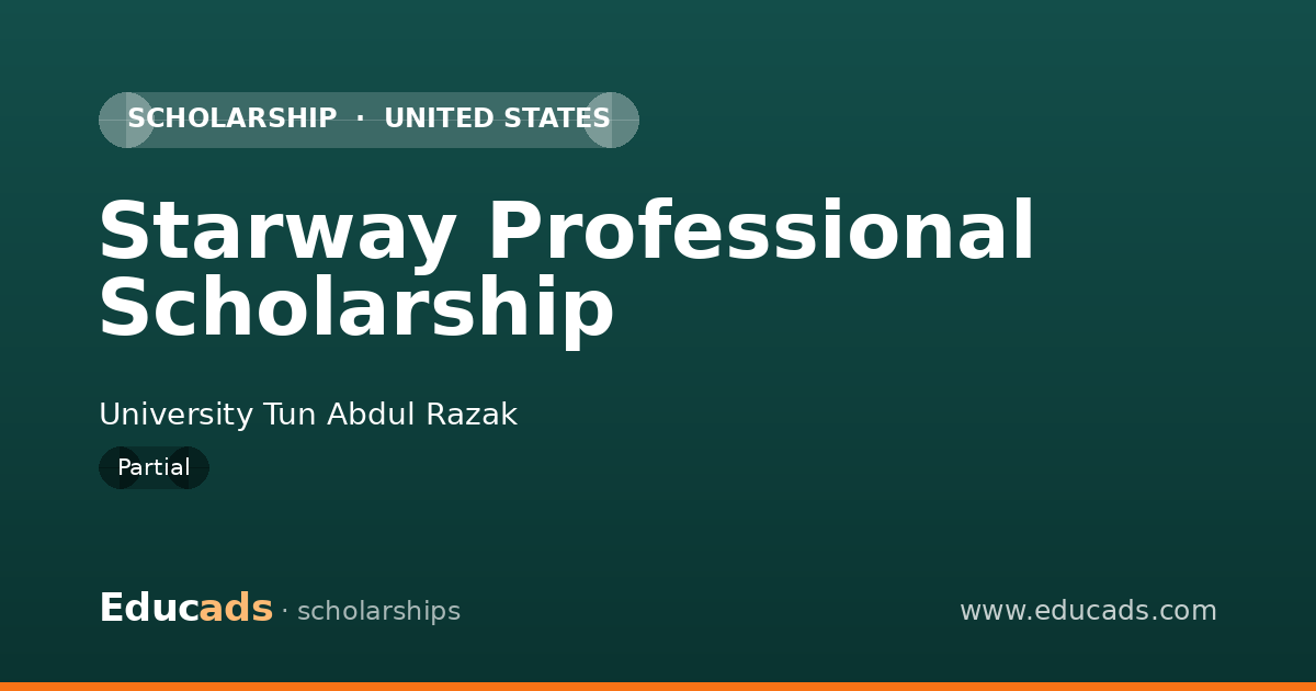 Starway Professional Scholarship scholarship